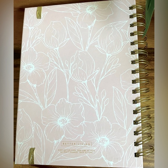 Pretty Pink & Gold Notebook, NWOT! - Picture 7 of 7
